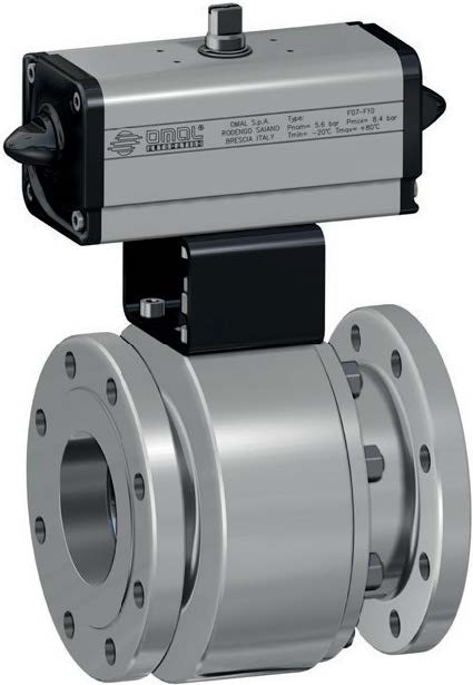 OMAL ITEM 410-510氣動法蘭球閥在石油石化領(lǐng)域的應用